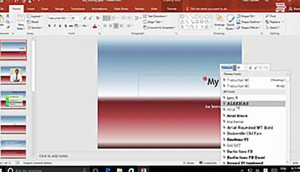 Microsoft PowerPoint 2016 Level 1.3: Performing Advanced Text Editing Operations - Training Network
