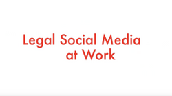 Legal Social Media at Work for Employees