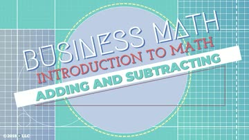 Introduction to Math: Adding and Subtracting
