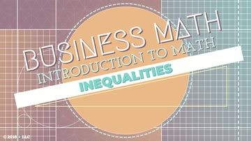 Introduction to Math: Inequalities
