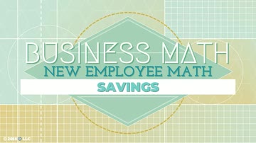 New Employee Math: Savings