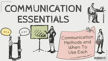 Communication Essentials: Communication Methods and When To Use Each