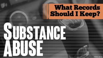 Substance Abuse: Record Keeping