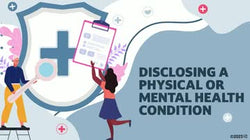 Mental Health: Disclosing a Physical or Mental Health Condition