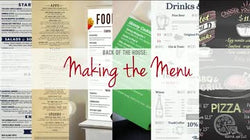 Back of the House: Making the Menu