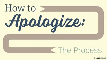 How to Apologize: The Process