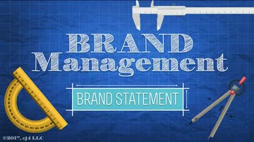 Brand Management: Brand Statement