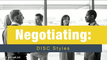 Negotiating: DISC Styles