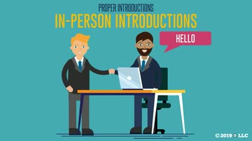 Proper Introductions: In-Person Introductions