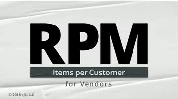 Retailer Profitability Model for Vendors: Items Per Customer