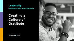 Leadership: Creating a Culture of Gratitude