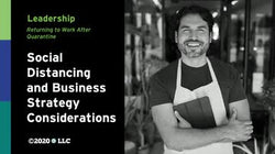 Leadership: Social Distancing and Business Strategy Considerations