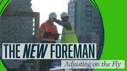 The New Foreman: Adjusting on the Fly