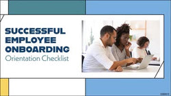 Successful Employee Onboarding: Orientation Checklist