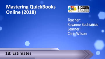 Mastering QuickBooks Online (2018): Estimates