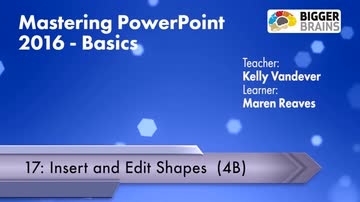 Mastering Powerpoint 2016: Insert and Edit Shapes
