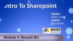 Intro to SharePoint: Recycle Bin