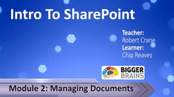 Intro to SharePoint: Managing Documents