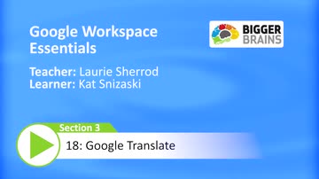 Google Workspace Essentials: Google Translate