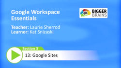Google Workspace Essentials: Google Sites