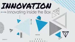 Innovation: Innovating Inside the Box