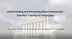 Understanding and Preventing Sexual Harassment: One-Hour Training for Employees