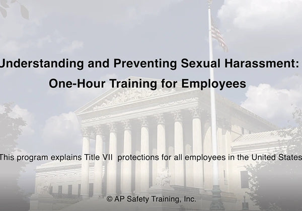 Understanding and Preventing Sexual Harassment: One-Hour Training for Employees