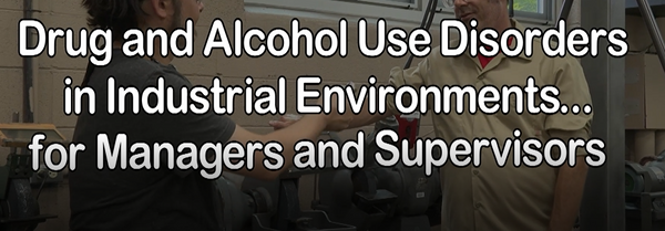 Drug and Alcohol Use Disorders in Industrial Environments for Managers and Supervisors