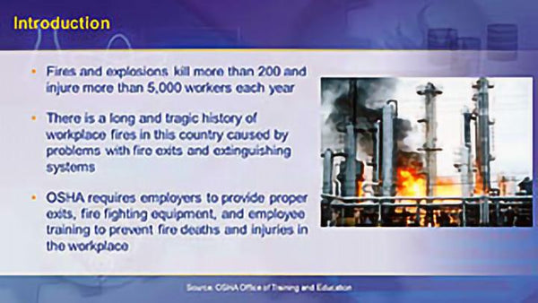 OSHA General Industry: Exit Routes, Emergency Action Plans, Fire Prevention Plans, and Fire Protection - Training Network