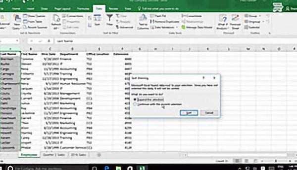 Microsoft Excel 2016 Level 2.2: Working with Lists - Training Network
