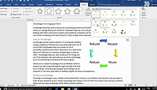 Microsoft Word 2016 Level 3.2: Using Custom Graphic Elements - Training Network
