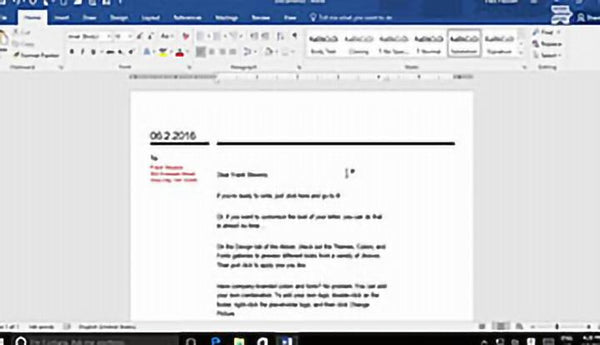 Microsoft Word 2016 Level 2.4: Using Templates to Automate Document Formatting - Training Network
