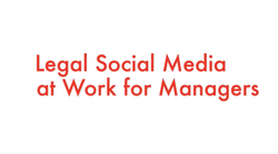 Legal Social Media at Work for Managers