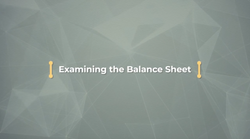 Business Acumen - Finance: Examining The Balance Sheet